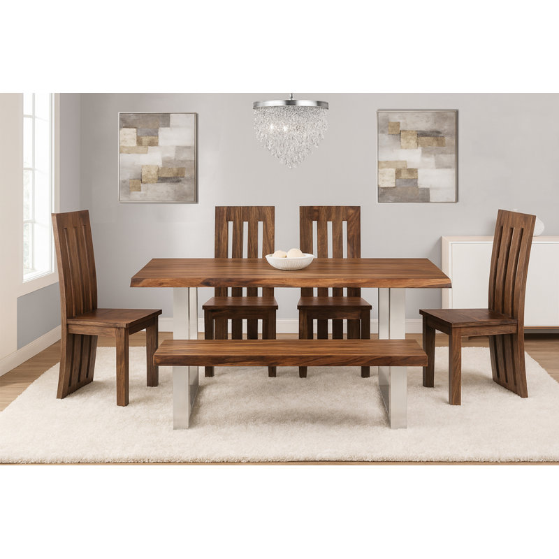 Philipson Wood And Metal 6-Pc Dining Set