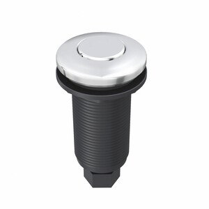 Bouton d'interrupteur d'air de lavabo en noir mat
