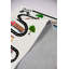 Tapis blanc / noir en polyester fabriqué à la machine Ahrens-1001415999