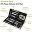 Stainless Steel Non-Stick Grilling Tool Set