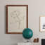 Floral Contour Study II - Peinture sur toile encadrée-1761544088-1761544089
