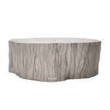Elementi Home 42" Stump Concrete Coffee Table