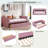 Upholstered Daybed With Ergonomic Design Backrest And 2 Drawers-274623493