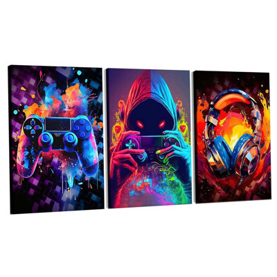 3 Piece Wrapped Canvas Wall Art