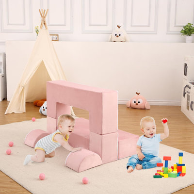 Canapé pour enfants, canapé modulaire pour tout-petits 6 pièces