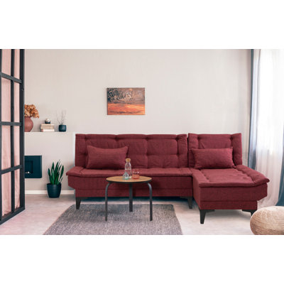 Canapé modulaire d'angle rembourré 88,6 po Sky