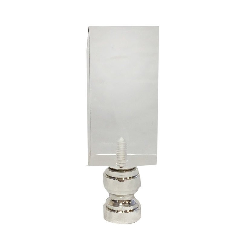 Rectangular Cube Lamp Finial