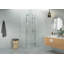 Halo 38 in. x 32 in. x 78 in. 90-degree Fully Frameless Glass Hinged Shower Enclosure-844993126