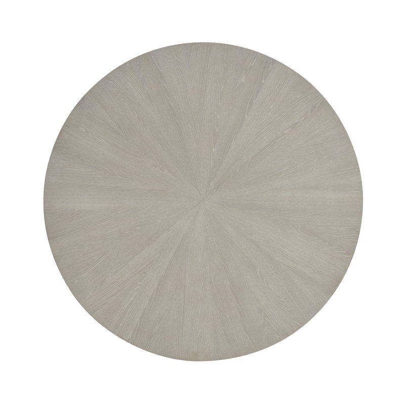 Avaline Carmen Round Dining Table, White Oak