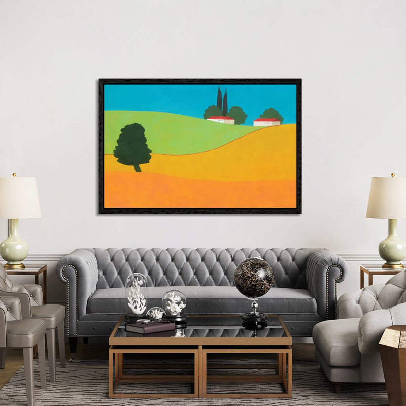 Zuriel by Itzu Rimmer - Painting on Canvas, 152.5 cm H x 101.5 cm W, Black Framed