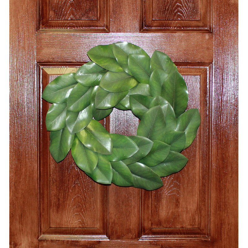 Couronne à feuilles de magnolia 20 po