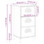 Angelice 40cm W Plastic Bedside Table-217073561