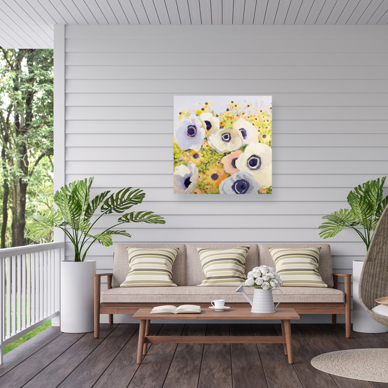 Shirley Novak Pastels Outdoor  Canvas, H 14 po x l 14 po