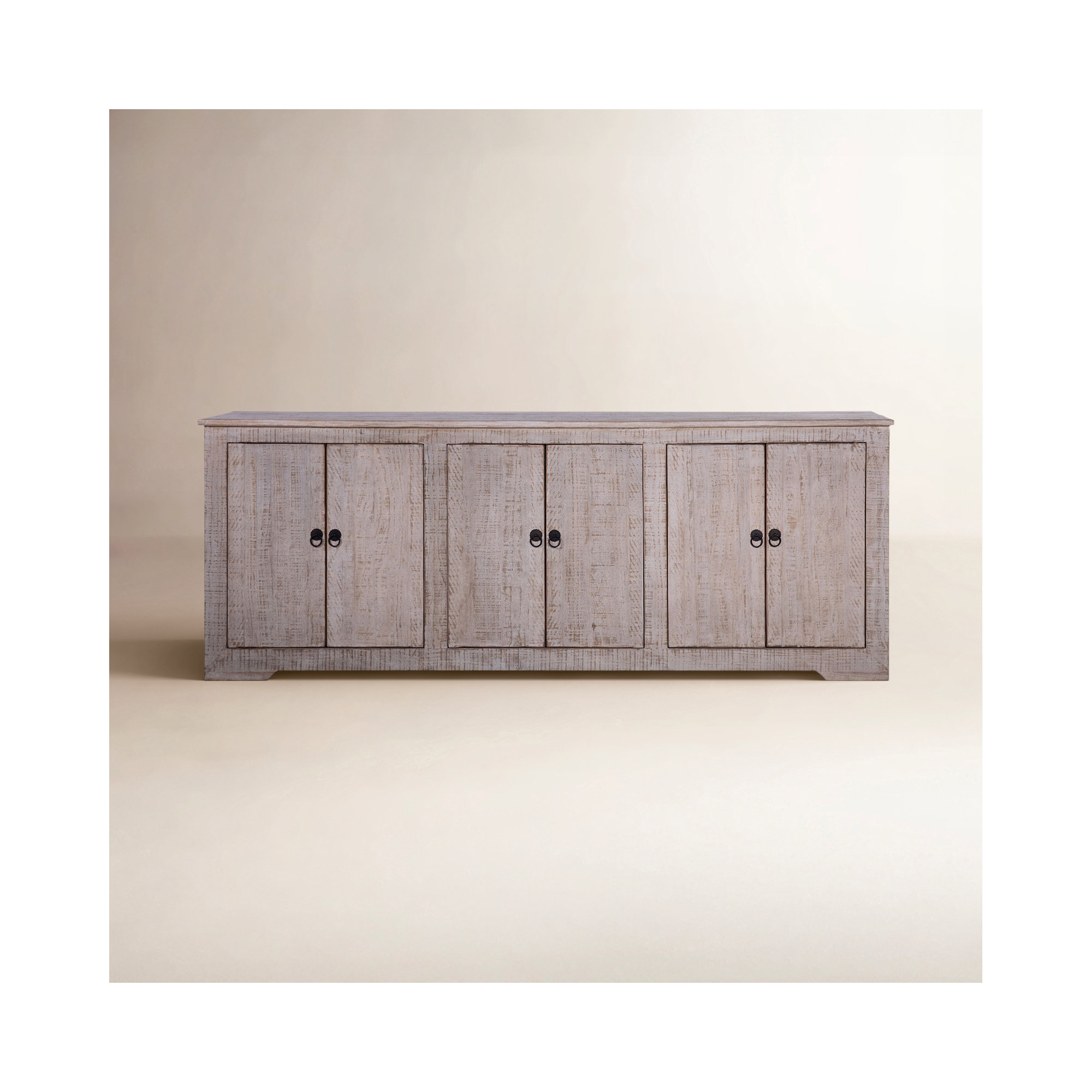 Tamarindo 83'' Sideboard, 6, Light Warm Wash, 32" H x 83" W x 18" D