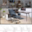 Premium Ergonomic Gaming & Office Chair - Pocket Spring Lumbar Support, Wide Seat, Fixed Soft Armrests, Footrest Included (PU Leather)-1296420700
