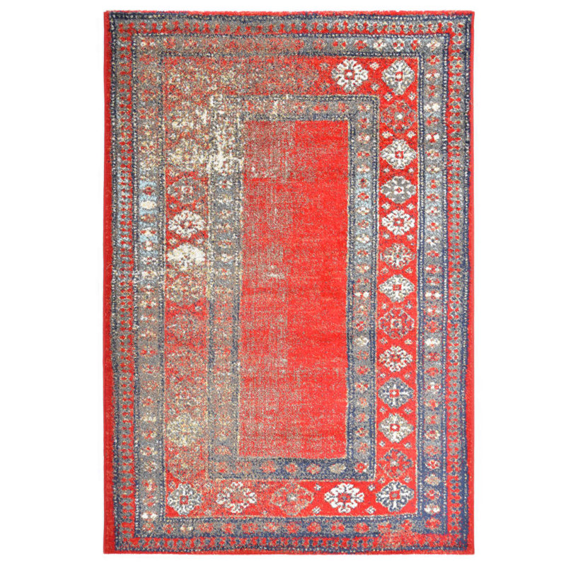 Fultz Oriental Shag Area Rug, Rectangle 80 x 150cm