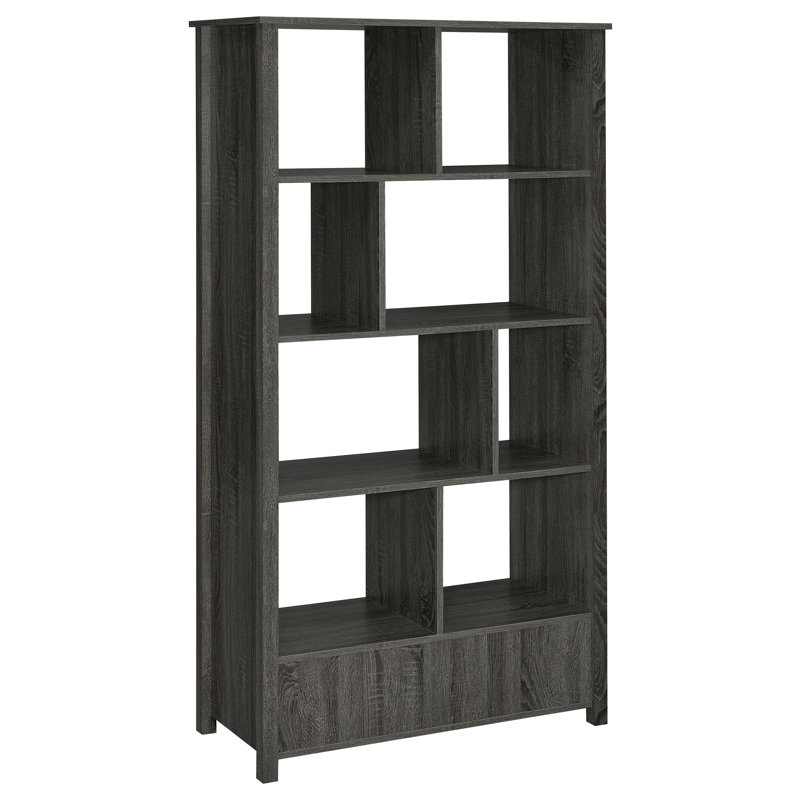 Bibliothèque à 4 tablettes Dylan, Gris