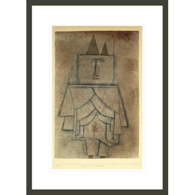 «Torwachterstolz» par Paul Klee, impression giclée encadrée