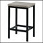 Table de salle à manger à hauteur de comptoir extra longue avec 3 tabourets, ensemble de table de pub avec repose-pieds, gris-994412474