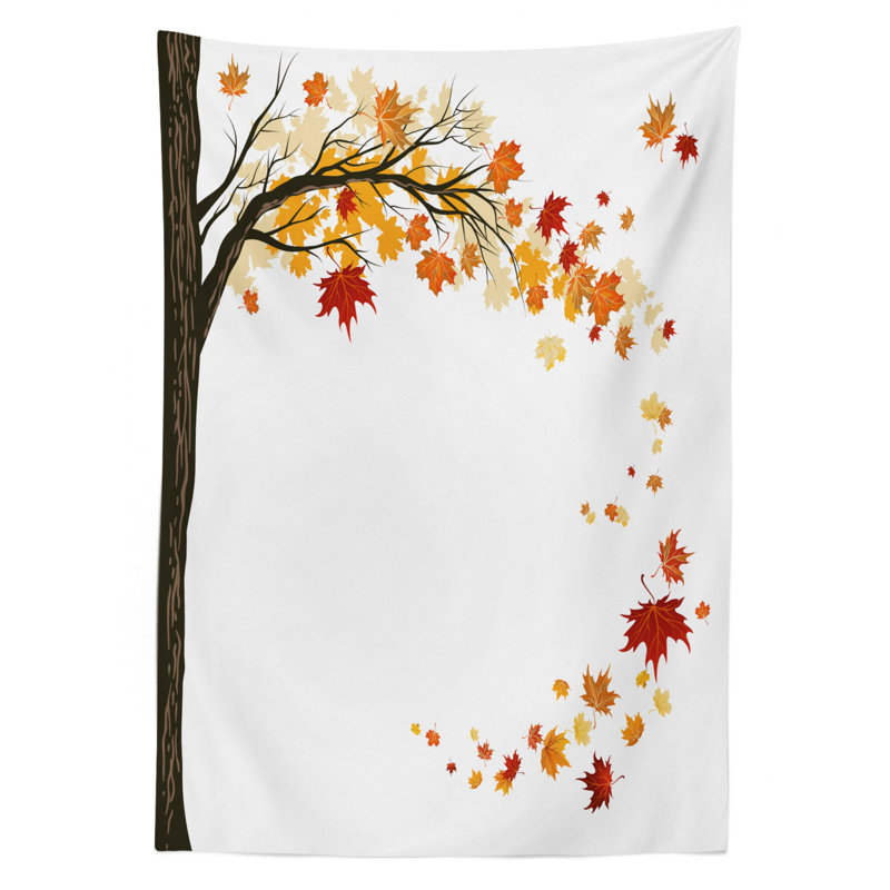 Fall Tablecloth, 84" L x 60" W