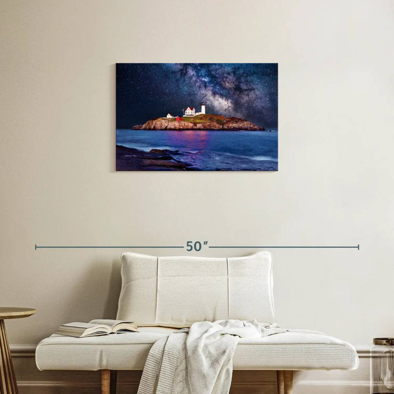 Lilie Cape Neddick Nubble Lighthouse, 20" H x 30" W