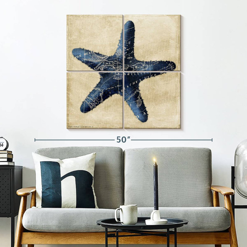 Aletra Map Starfish Indigo
