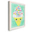 Ice Cream Alphabet - cadre photo, impression sur toile-61354131-61354132