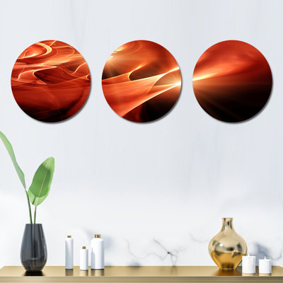 Abstract Wall Decor on Metal
