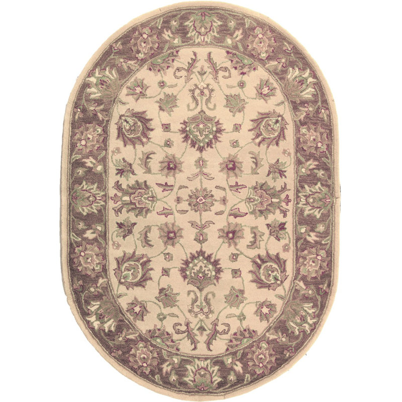 Heritage Hand Tufted Wool Rug, Oval 4'6" x 6'6"