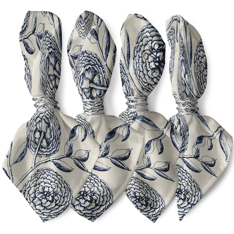Ensemble de serviettes 4 pièces Pilla, Bleu marine