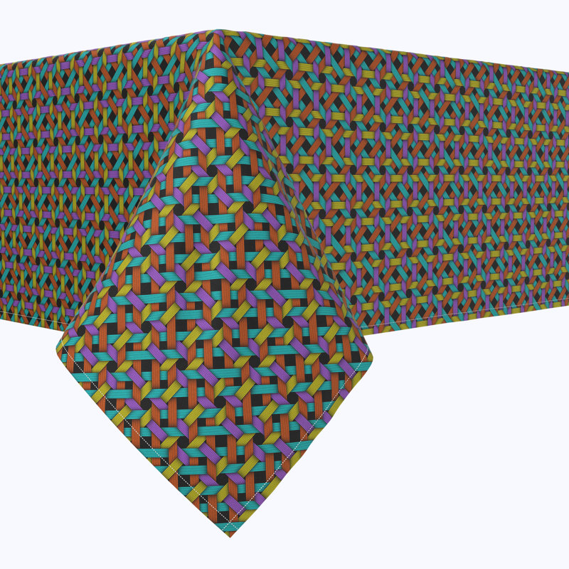 Volkman Geometric Square Tablecloth, 60" x 60"