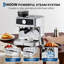 Machine à espresso, avec moulin, réservoir d'eau amovible de 1,5 L-121888012