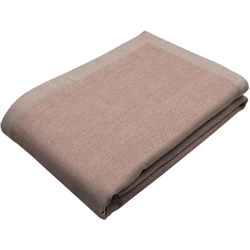 Herringbone Weighted Throw Blanket, 78.74" x 100", Lilac