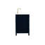 Meuble-lavabo simple 60 po avec plateau en marbre Hines-510261774