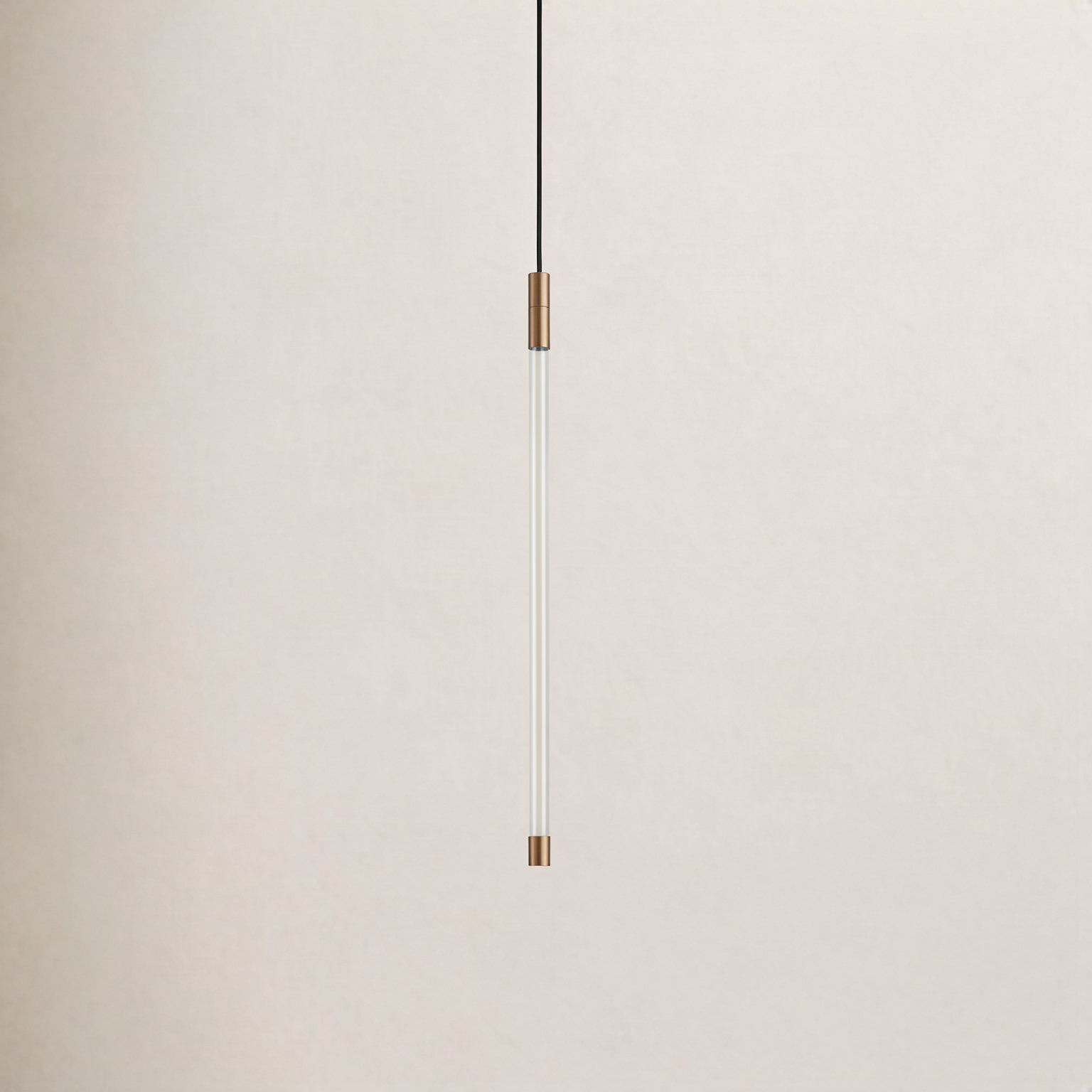 Motif Single Light Dimmable LED Pendant, 20.625" H x 0.75" W x 0.75" D