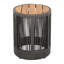 Table d'appoint en corde et en bois - 18,03 po de hauteur, surface de 15 po, facile à assembler et à nettoyer