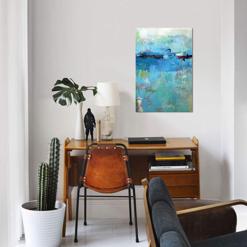 « happy souvenirs ii », reproduction d’impression sur toile, H 26 po x l 18 po x P 1,5 po, Toile tendue, Pas de tapis