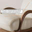 Modern Solid Wood Leisure Ergonomic Rocking Chair