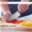 Kitchenaid Premium Damascus Santoku Knife, 5 Inch