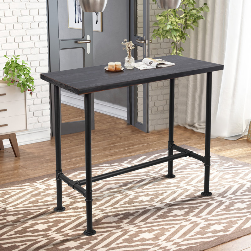 Table de salle à manger Winnipeg, Brun foncé, H 41,3 po x L 47,2 po x l 23,6 po