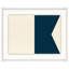 Nautical Flag Textile A Print by Nathan Turner