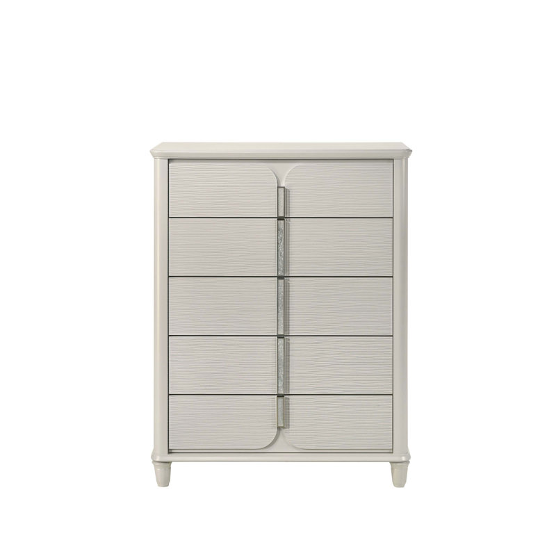 Laveda Pearl White Finish Chest
