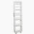 7 Tier Multi-Functional Pull-Out Multi-Tier Storage Single-Sided Open Shelf For Kitchen, Living Room & Narrow Spaces