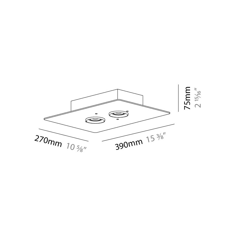 Equal Flush Mount
