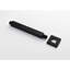 Douche de plafond noire mate pour système de douche luxueux 16 po - Noir, conception hygiénique-127368528