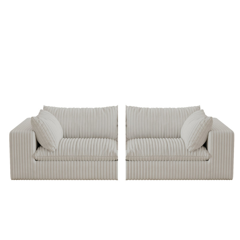 Canapé 78,87 po, Blanc