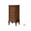 Commode d'appoint en bois massif Tayvia