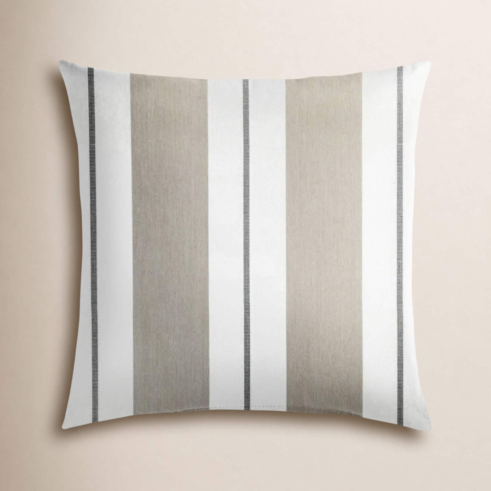 Gazelle Striped Indoor/Outdoor Throw Pillow, Blue, 20" x 20"