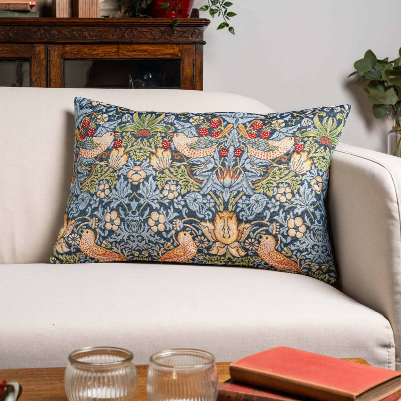 Blue Cushion, Synthetic filled, 58x38cm