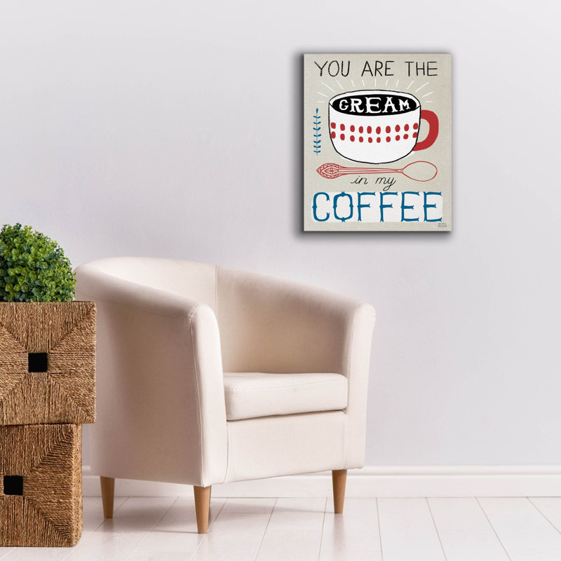 «Cream In Your Coffee» par Michael Mullan, art mural sur toile, H 24 po x l 20 po x P 0,75 po